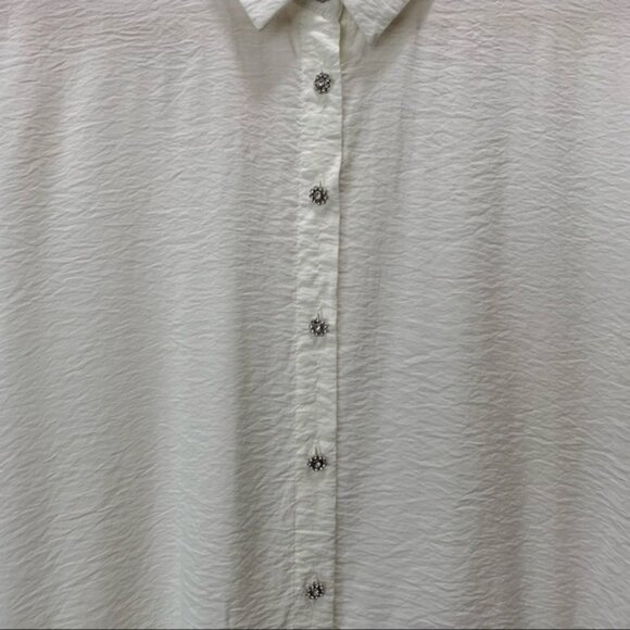 Zara extured iered hite cru ress - Picture 9 of 15